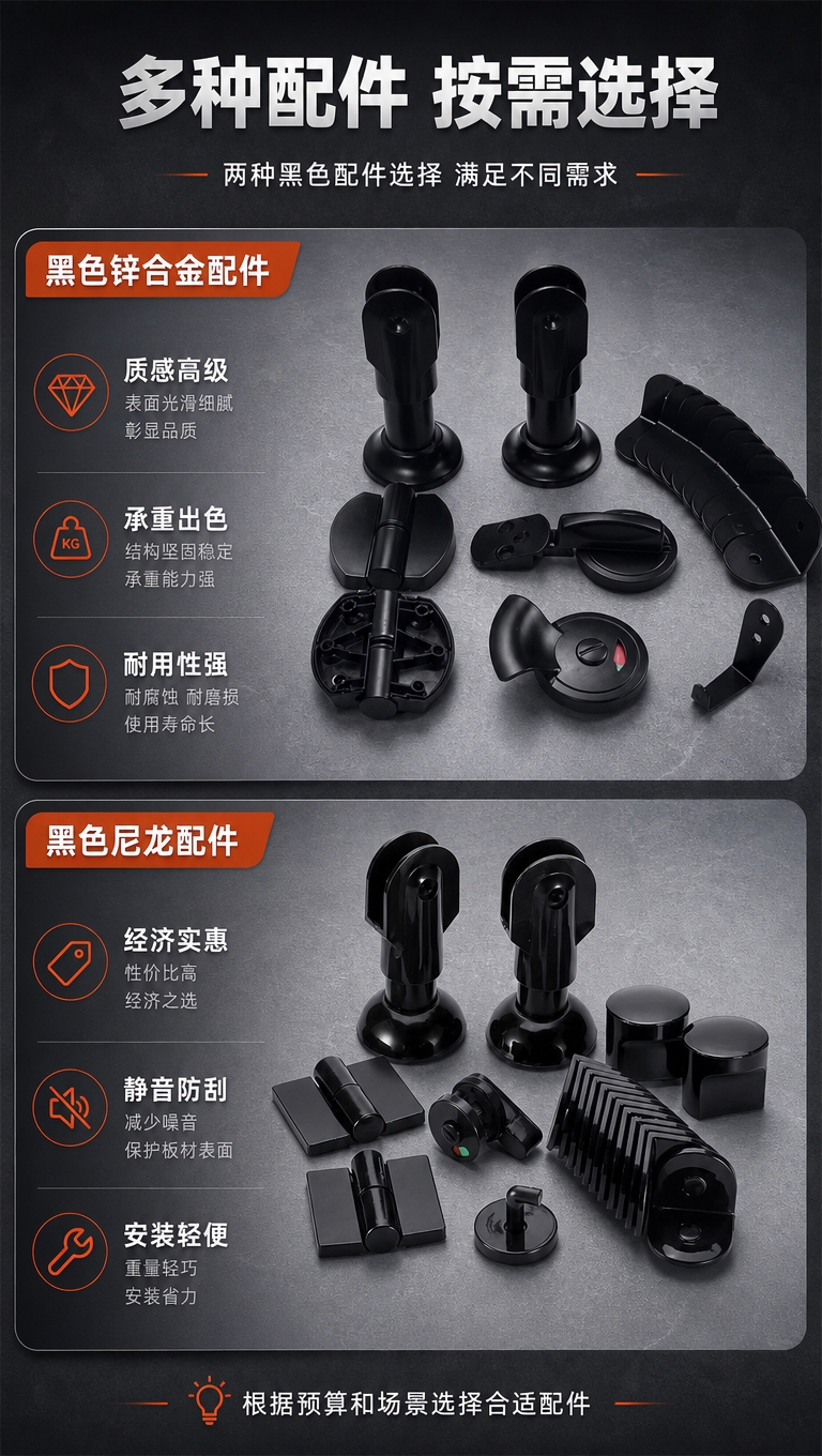 [商品] 使用【图7】黑色锌合金配件套装和【图8】黑色尼龙配件… - 图片创意预览