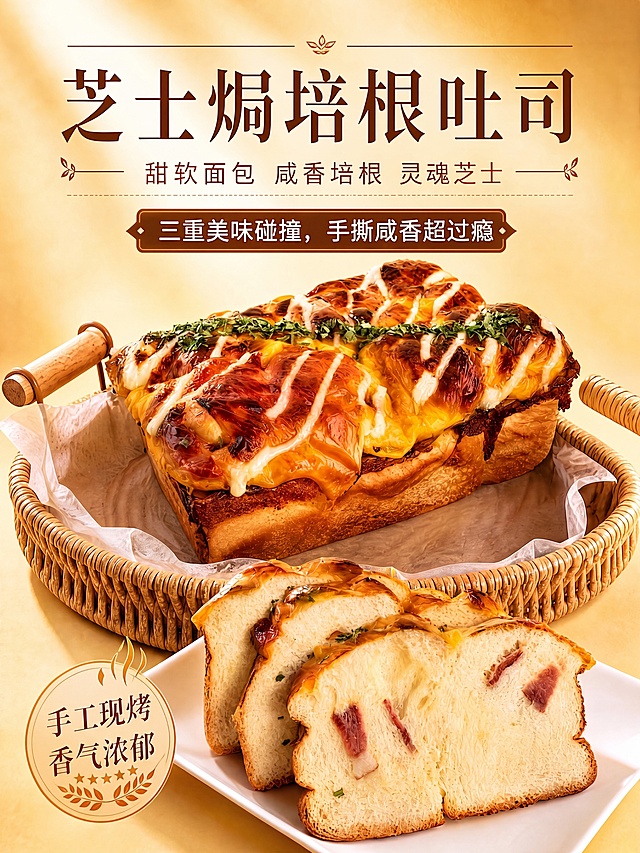 将图片整体调亮，把图片左下角圆形标识里原本的三颗麦穗星星改为五颗麦穗星星，其余所有文案、构图和产品细节保持不变