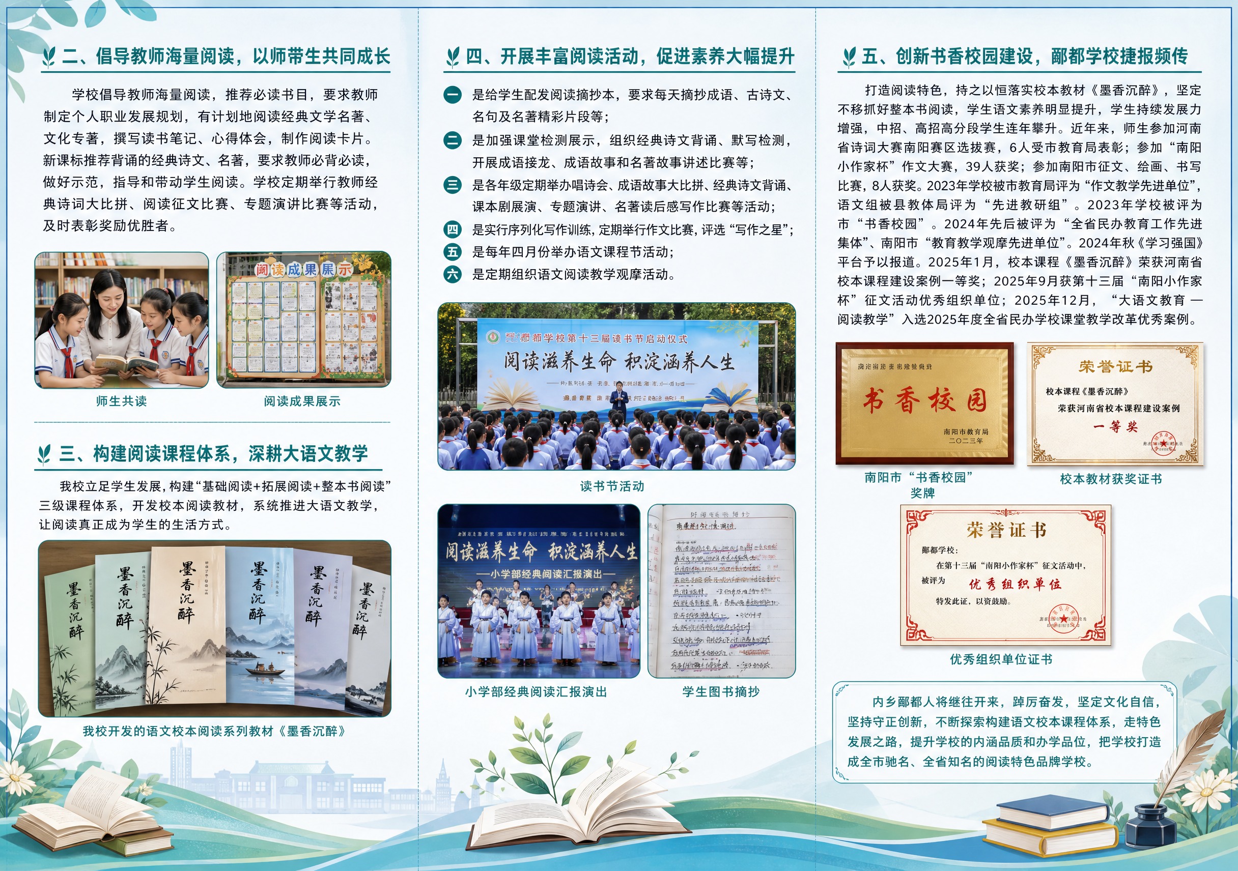 设计一张A3尺寸横版三折页的反面（共3个竖版折面，从左到右依次… - 图片创意预览