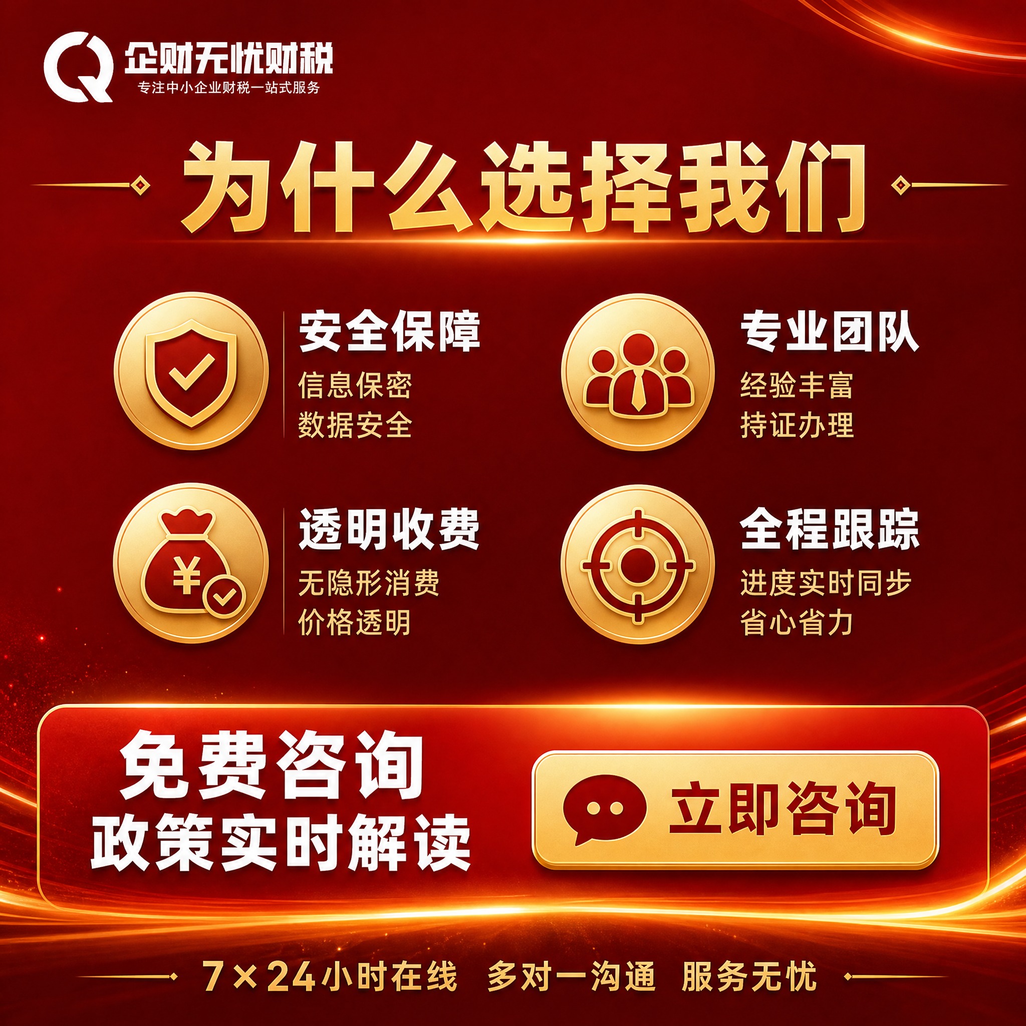 【主图5-1:1】企财无忧财税 服务保障与行动号召 促进转化。… - 图片创意预览