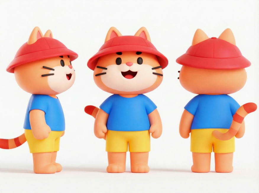 这个形状可以，就是在所有的元素不变的情况下，给这个ip任务弄成更加Q版的，矮胖的预览效果