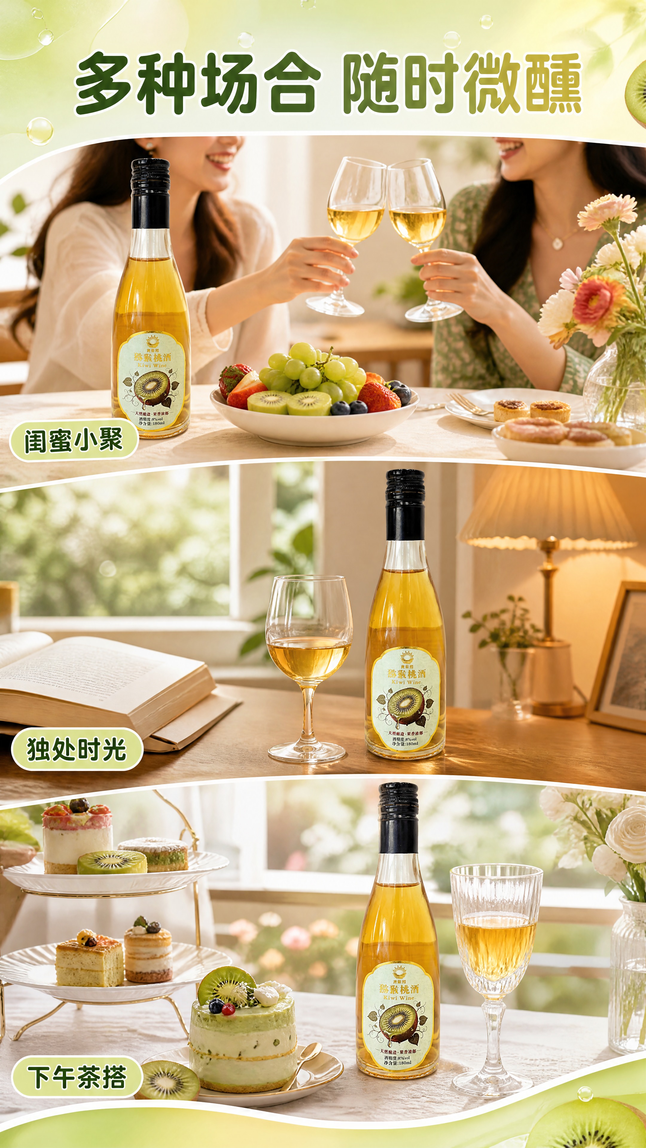 [商品] 使用【图1】黄猕湖猕猴桃酒玻璃瓶；保留瓶身造型、透明… - 图片创意预览