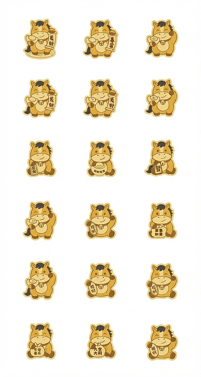 将图中的猫都换成马
