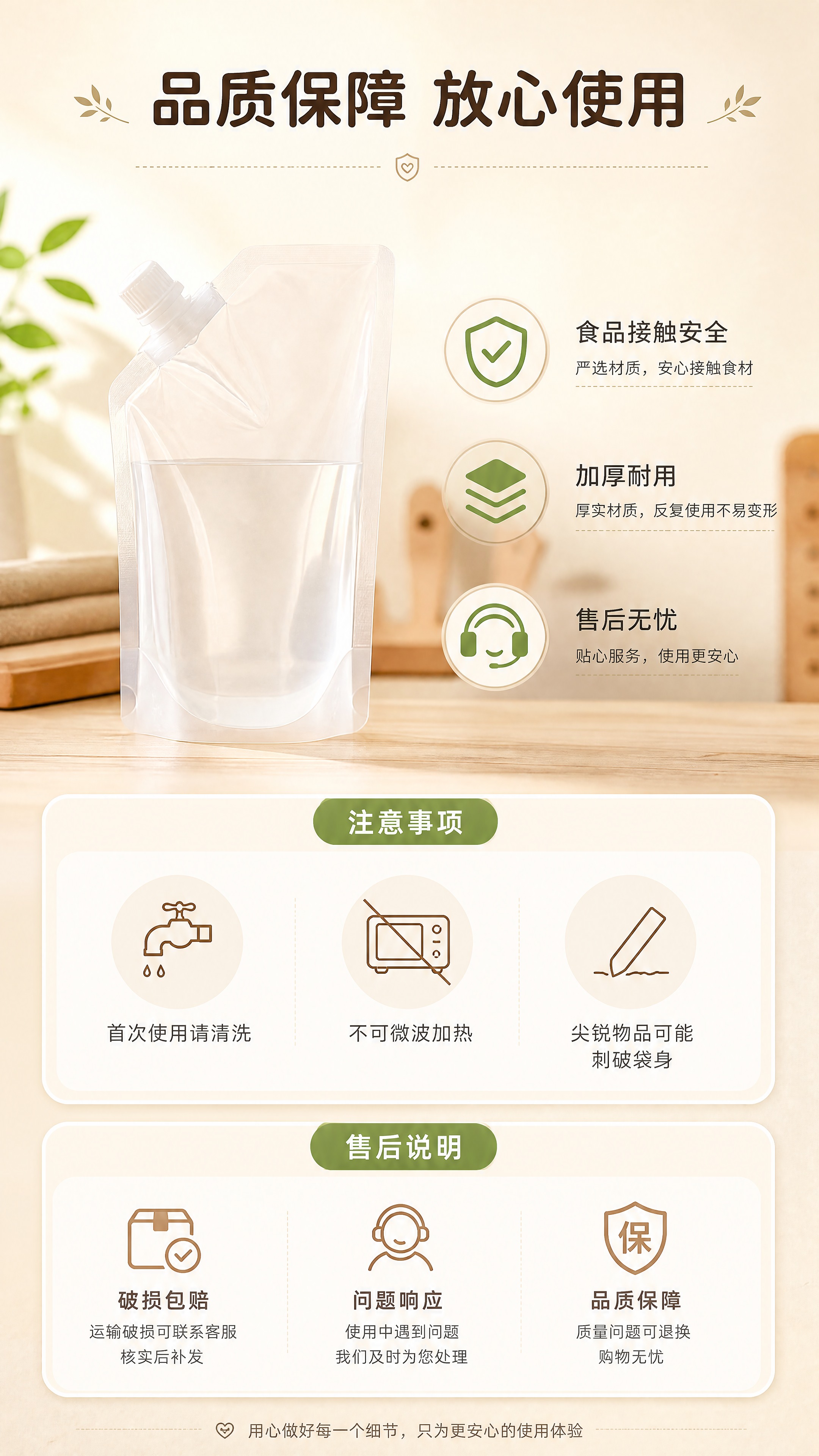 [商品] 使用【图1】透明自立吸嘴袋；保留透明袋身、白色吸嘴盖… - 图片创意预览