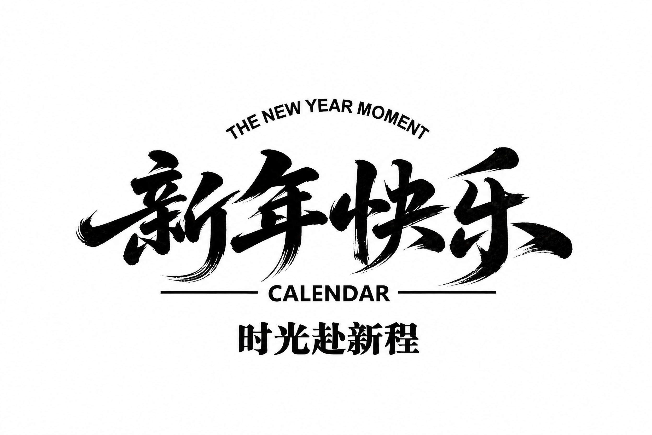将图片改为白底黑字，背景改为纯白色，所有文字（THE NEW… - 图片创意预览