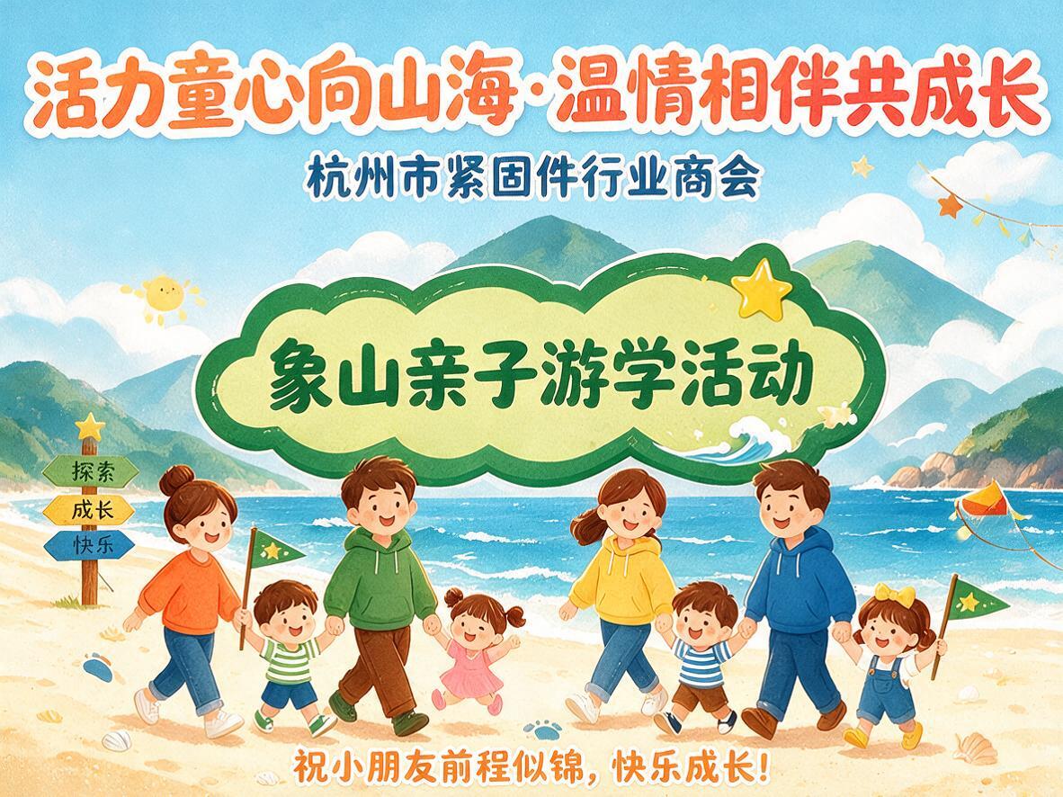 基于参考图重新生成亲子游学活动贴纸，左上角留出干净区域用于放置… - 图片创意预览