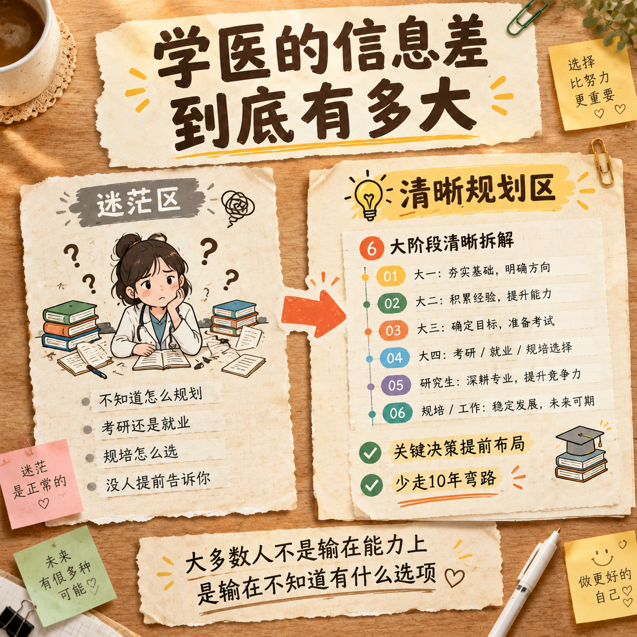[主图2] 痛点共鸣 学医的信息差到底有多大 [商品] 使用【… - 图片创意预览