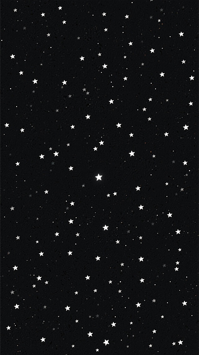 深邃纯粹的黑色背景上，布满了无数大小不一、亮度各异的白色星星，星星分布自然且具有随机性，整体呈现出宁静、浩瀚、神秘的宇宙星空氛围，画面简洁而富有深邃的空间感。