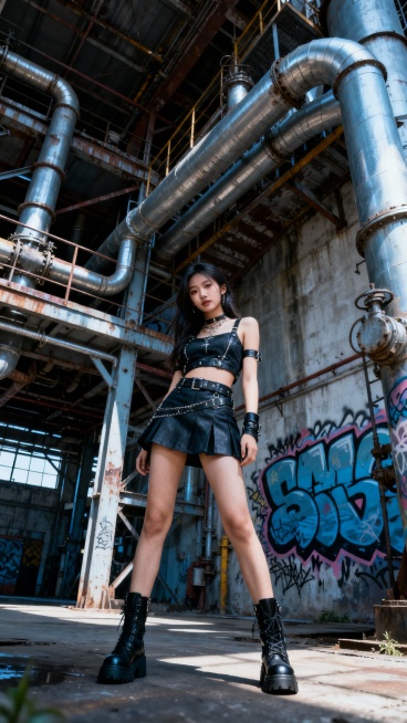 生成50张漂亮小姐姐全身照片，穿超短裙的，单张单张，不要合集预览效果