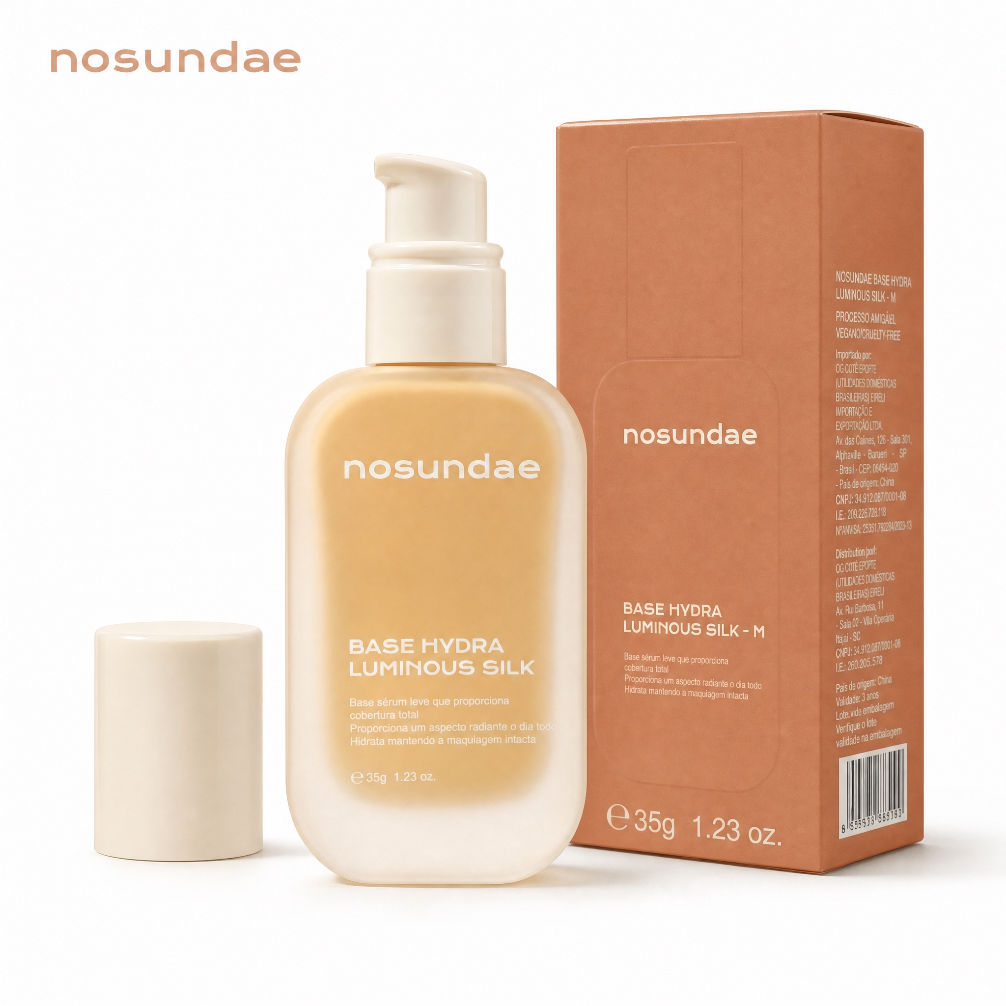 [主图-1] 亚马逊首图，粉底液产品纯白底主图，突出nosun… - 图片创意预览