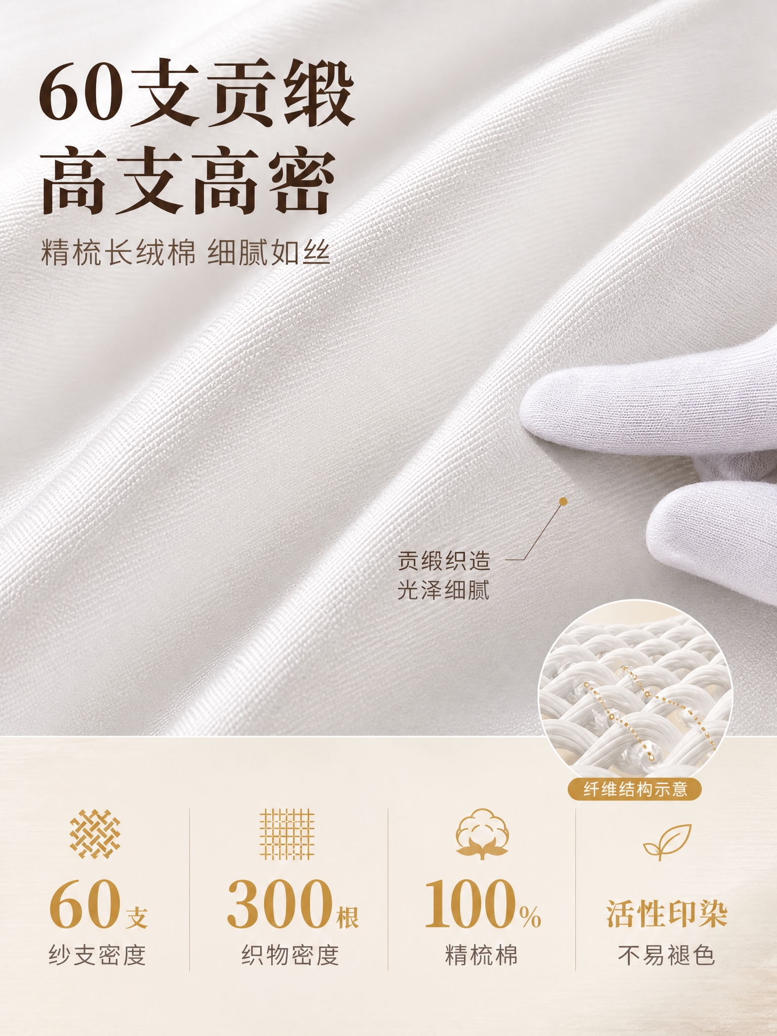 [商品] 使用【图1】酒店款纯白贡缎枕套；保留纯白颜色、贡缎面… - 图片创意预览
