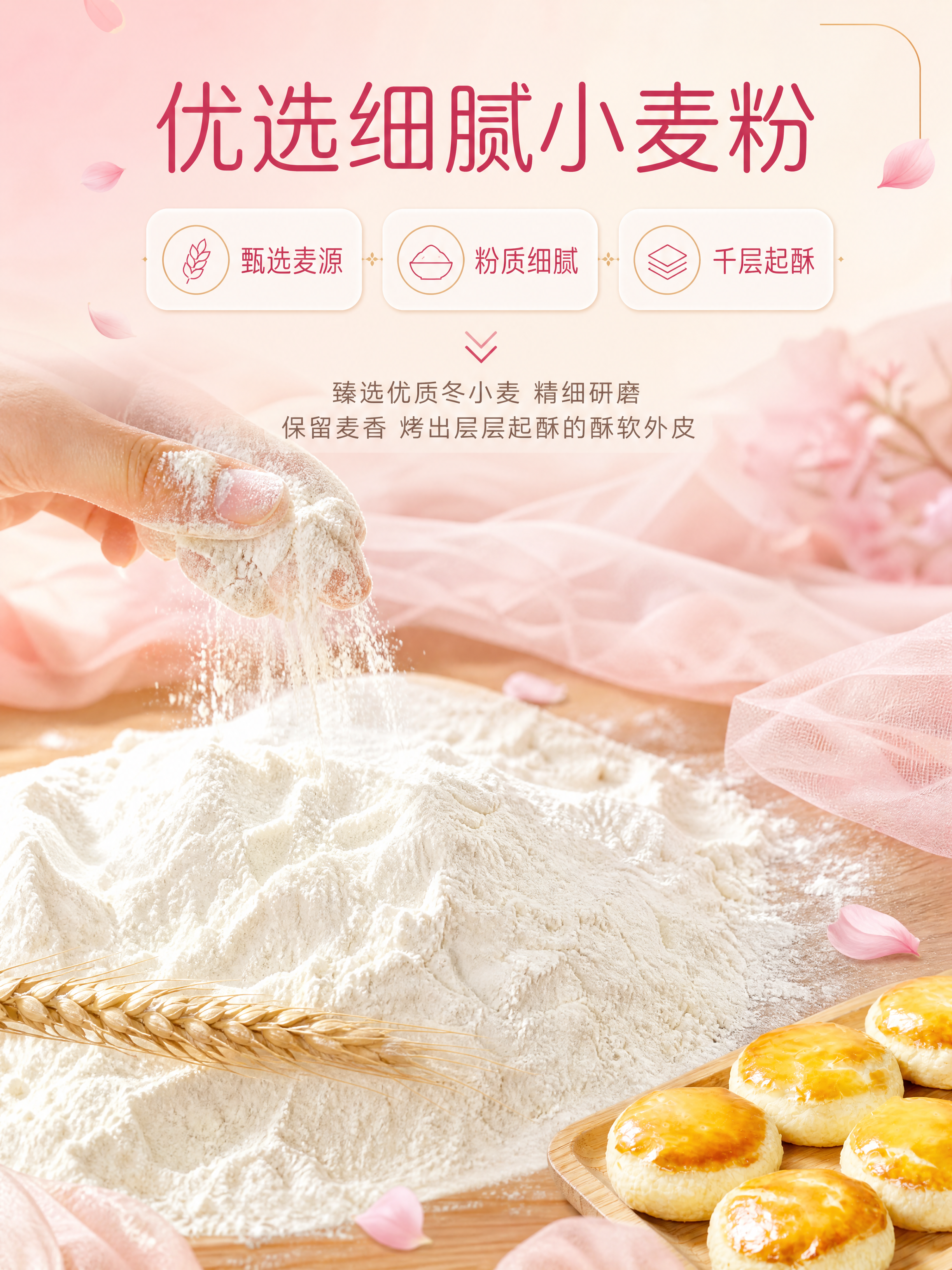 [商品] 使用【图48】的鲜花饼作画面小面积辅助（右下角约占1… - 图片创意预览