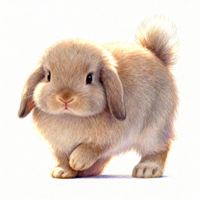 生成一张小兔子，300*300预览效果
