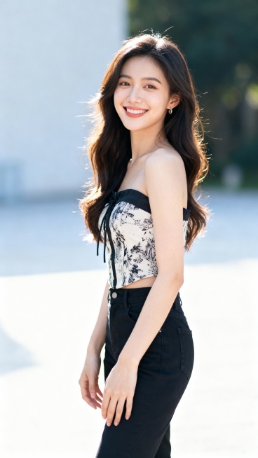 生成30张漂亮小姐姐全身照片预览效果