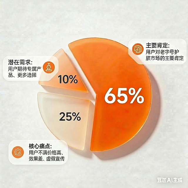 调整饼图三个扇形区块之间的间距，增大分离空隙让布局更舒展不紧凑，保持原有颜色、文字内容、文字框位置和所有样式不变