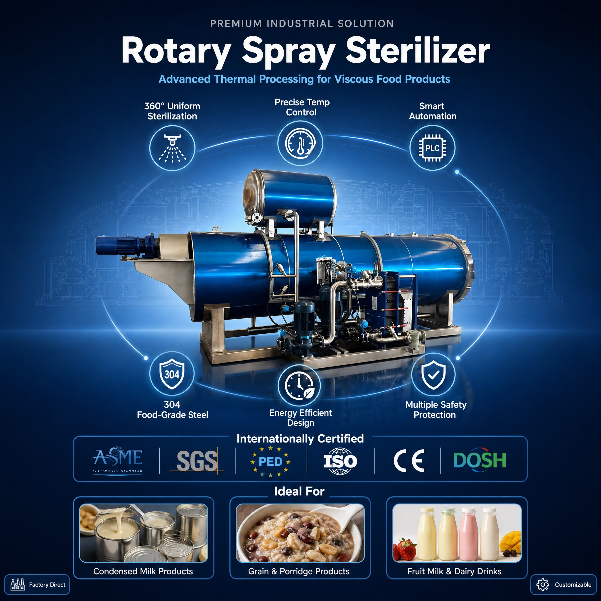 [单张主图] Rotary Spray Sterilizer… - 图片创意预览