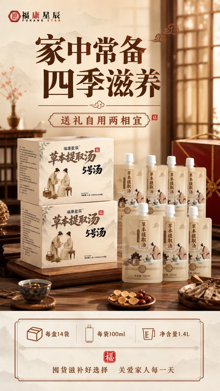 [商品] 使用【图1】福康星辰阿胶人参饮外盒+多袋自立袋组合，… - 图片创意预览