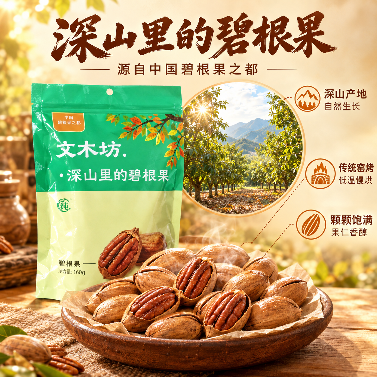 [主图-2] 核心亮点 产地溯源与工艺信任 重绘果仁。 [统一… - 图片创意预览