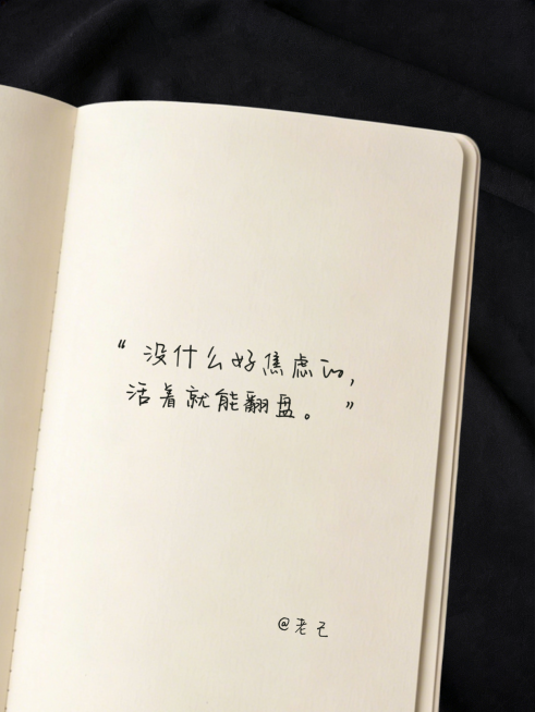励志正能量语录摘抄文艺感手账风小红书封面预览效果