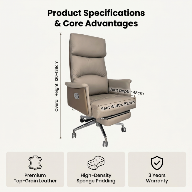 [Main Image 5] Product specifications and core advantages overview. Top title "Product Specification预览效果