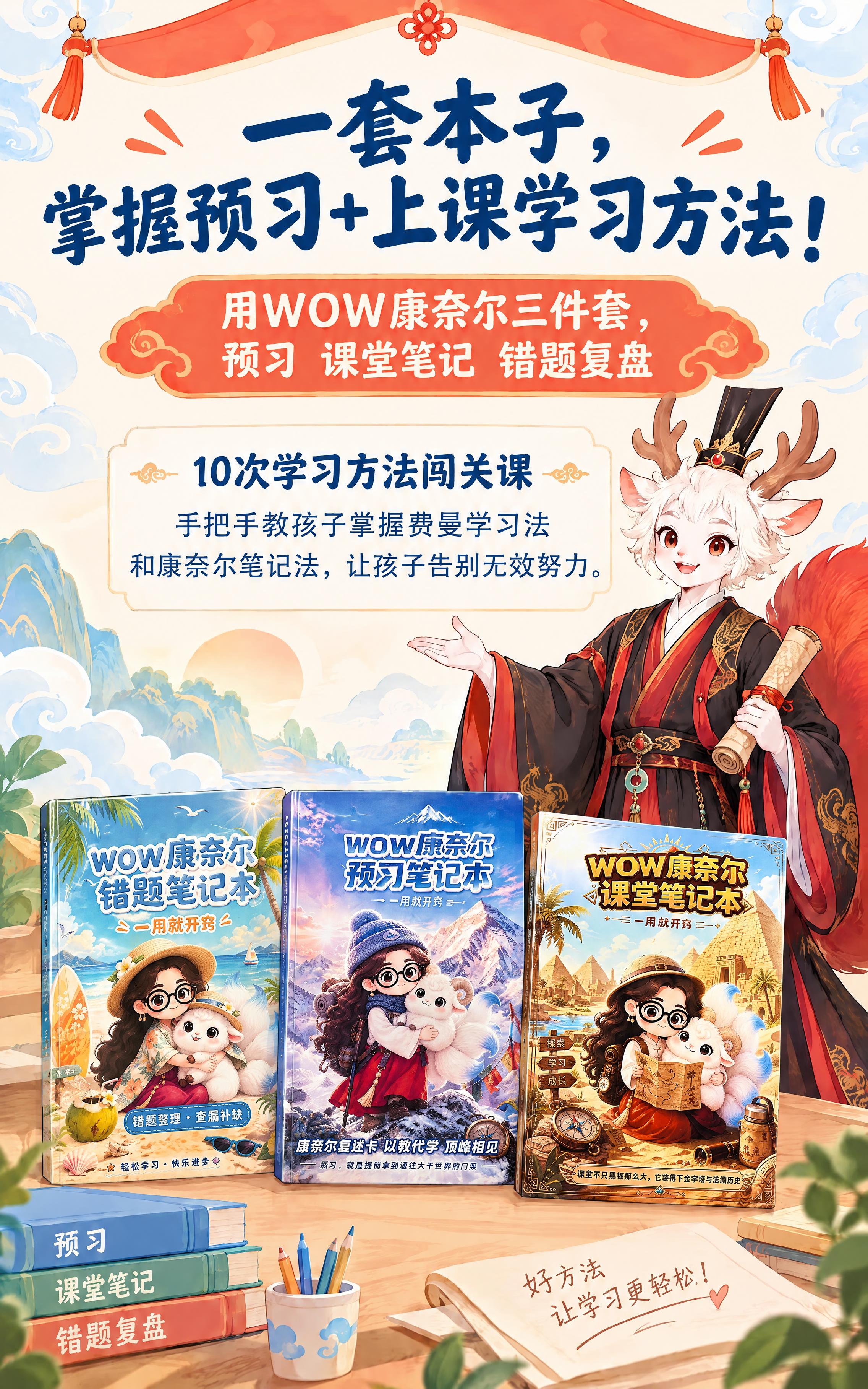 基于参考图1进行修改，保持整体国潮卡通风格、顶部红色横幅装饰、… - 图片创意预览