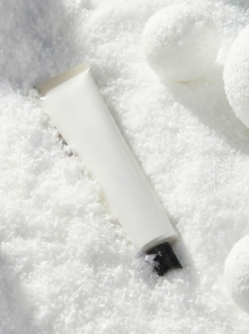 护手霜上没有任何文字预览效果