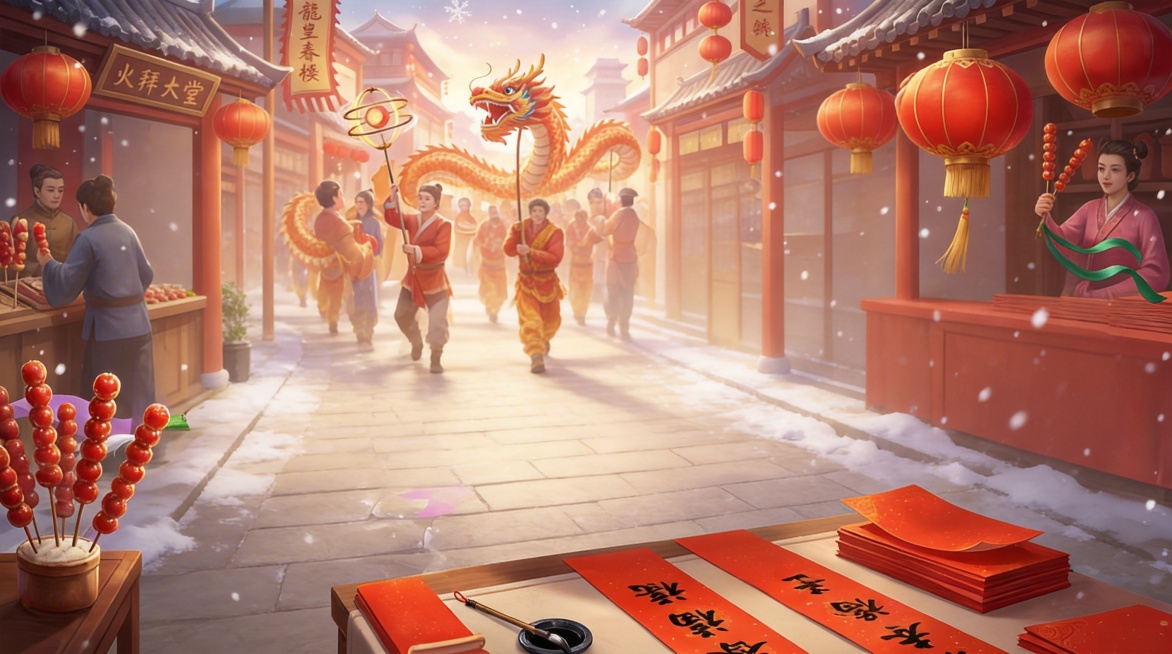 去掉画面最前边的5个人物，保留原背景预览效果