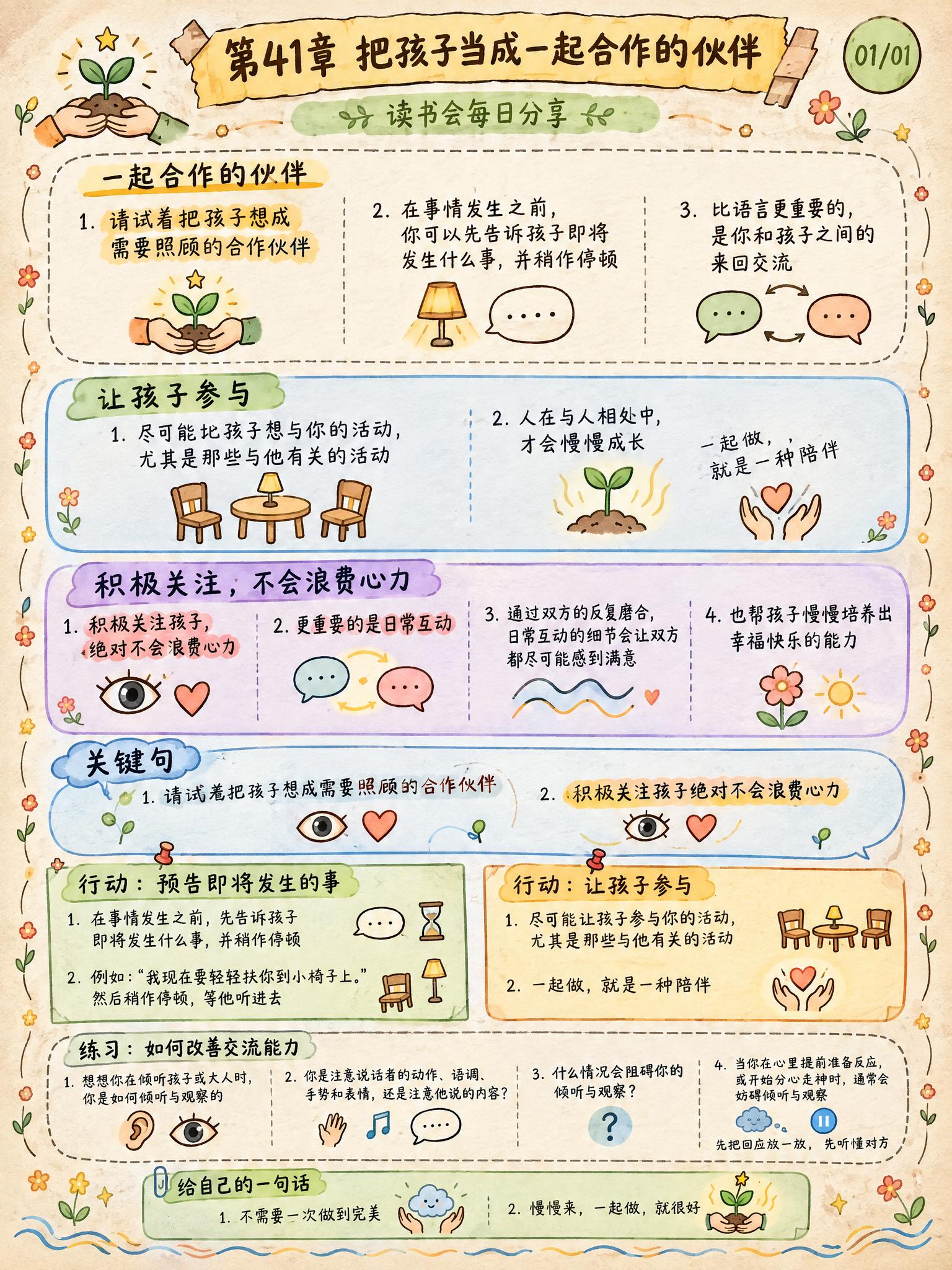 手绘涂鸦笔记(Sketchnote)风格，经典手账风，3:4竖… - 图片创意预览