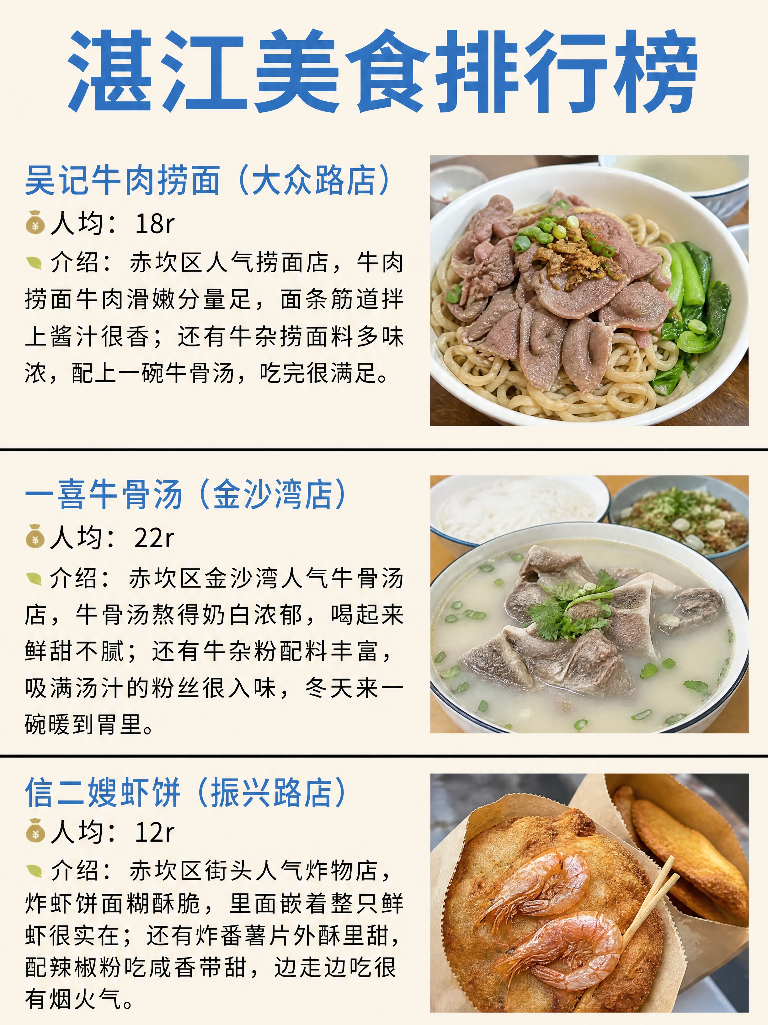 小红书笔记美食攻略内页，配图大字复刻版，ins清新美食风，版式… - 图片创意预览