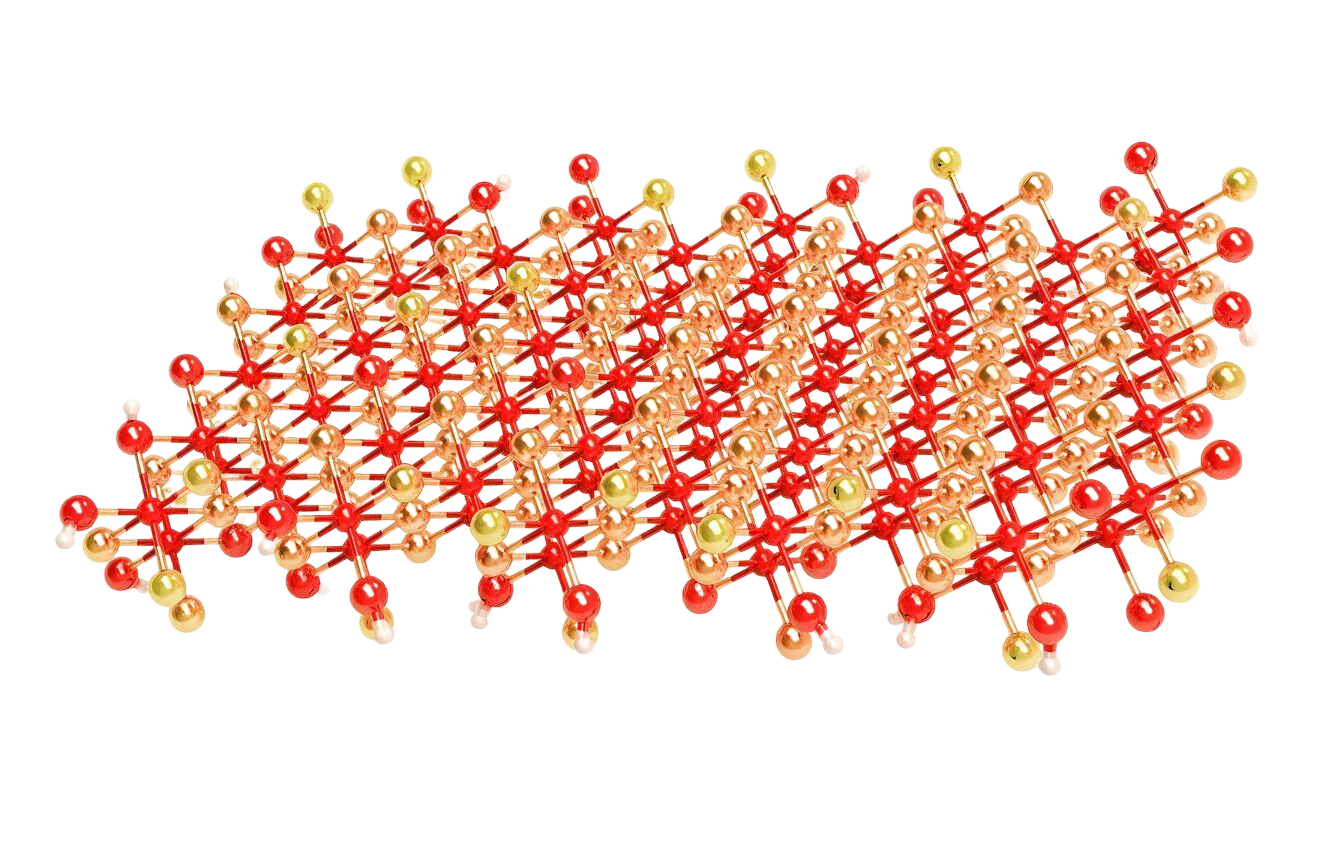 基于参考图修改：将该二维分子结构变得更加立体化，呈现明显的3D… - 图片创意预览
