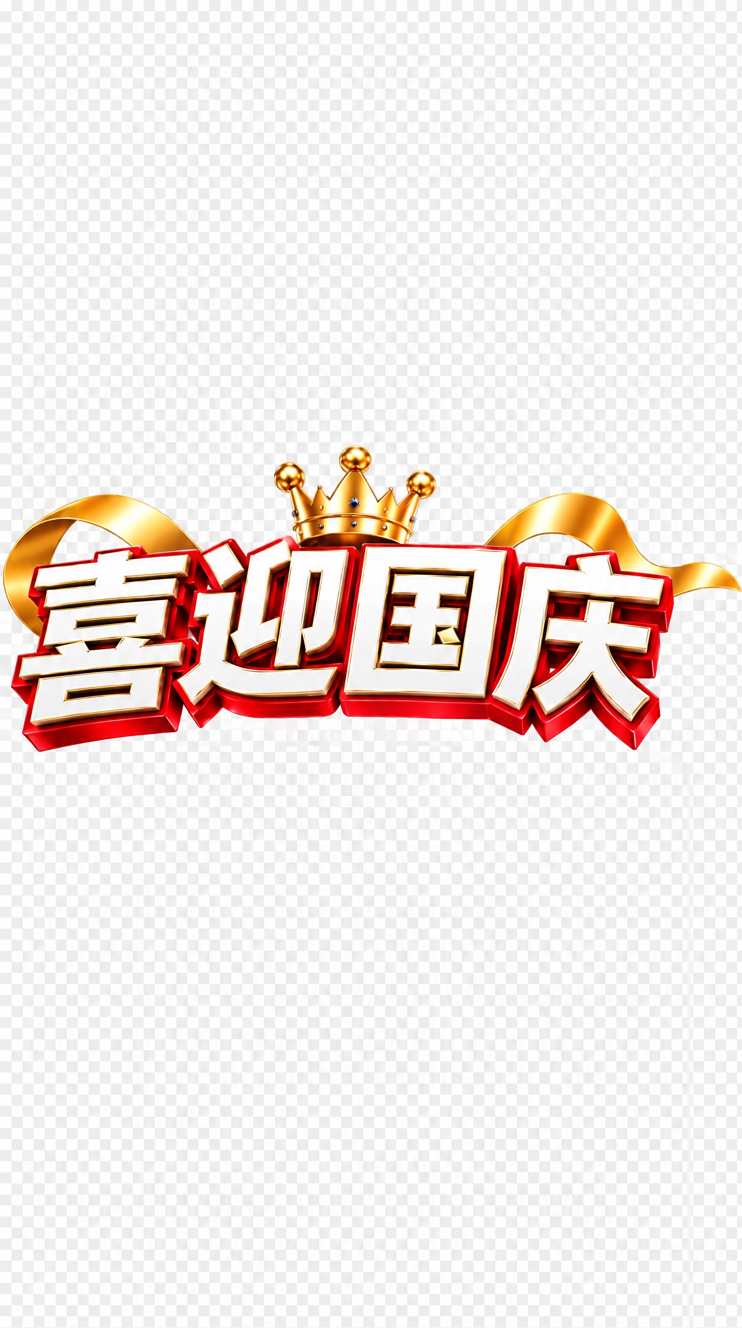 将图中所有蓝色部分改为红色，保持金色皇冠、金色飘带、白色文字、… - 图片创意预览