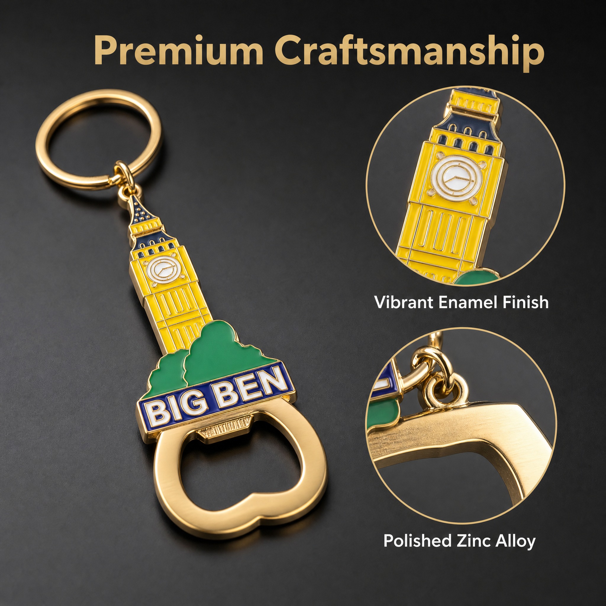 [主图-3] Big Ben Bottle Opener Ke… - 图片创意预览