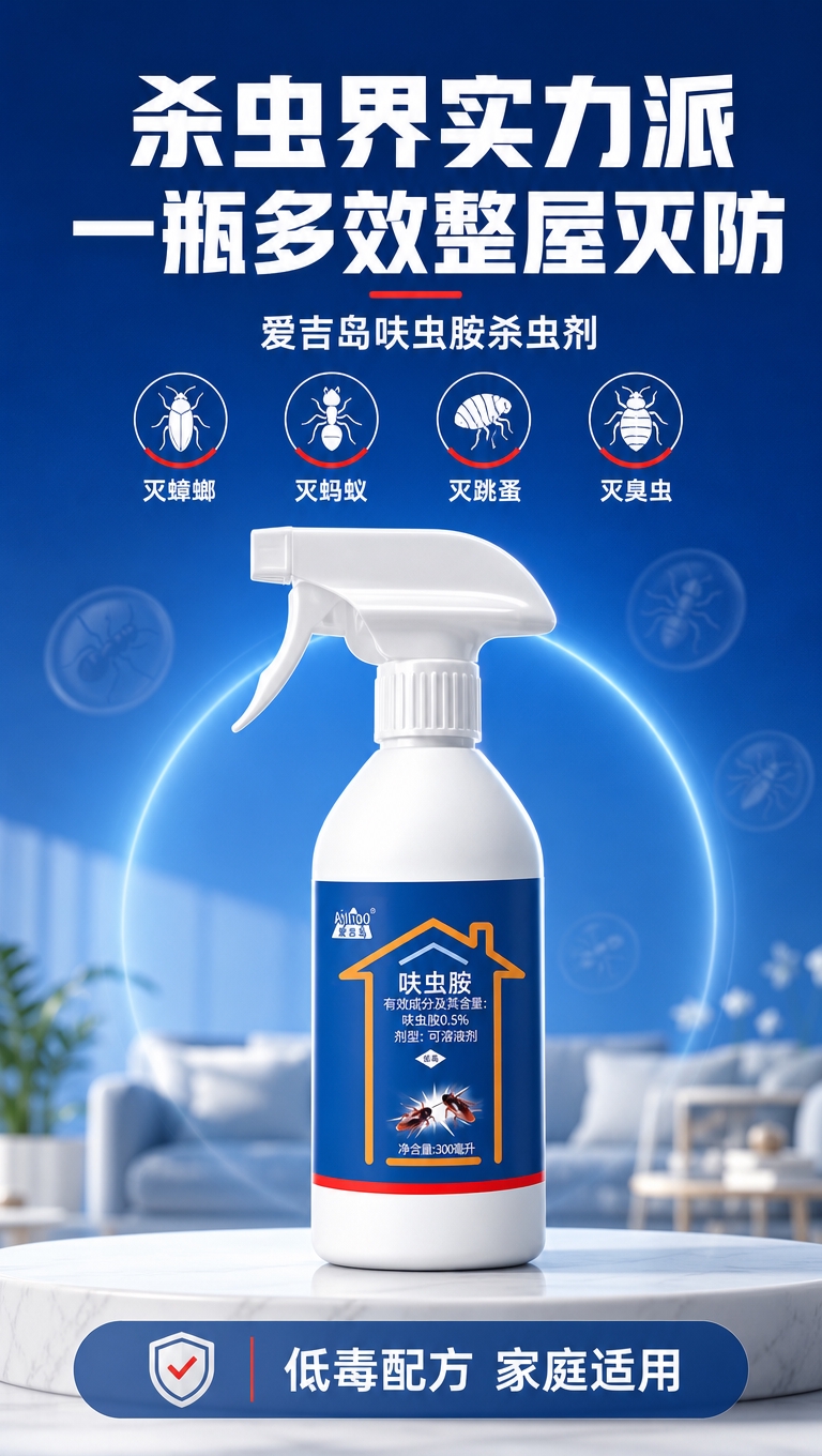 [商品] 使用【图11】爱吉岛呋虫胺杀虫喷雾（白色瓶身、蓝色标… - 图片创意预览