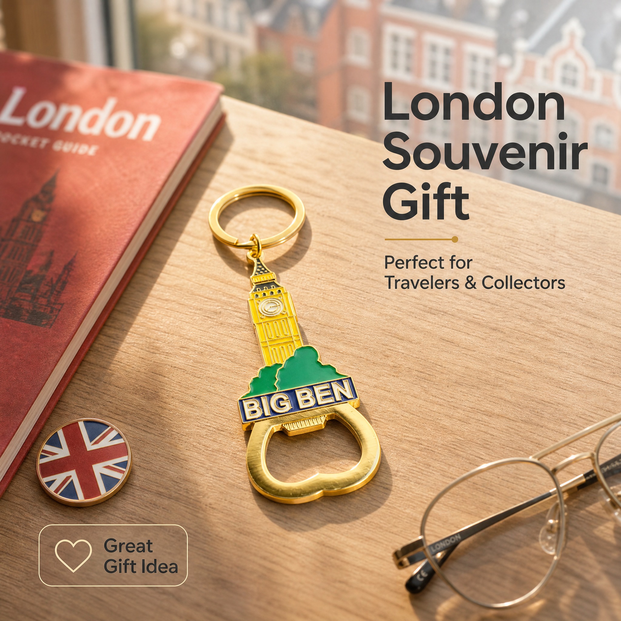 [主图-4] Big Ben Bottle Opener Ke… - 图片创意预览