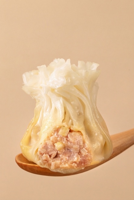 只保留烧麦和勺子 去掉四周装饰性文字预览效果