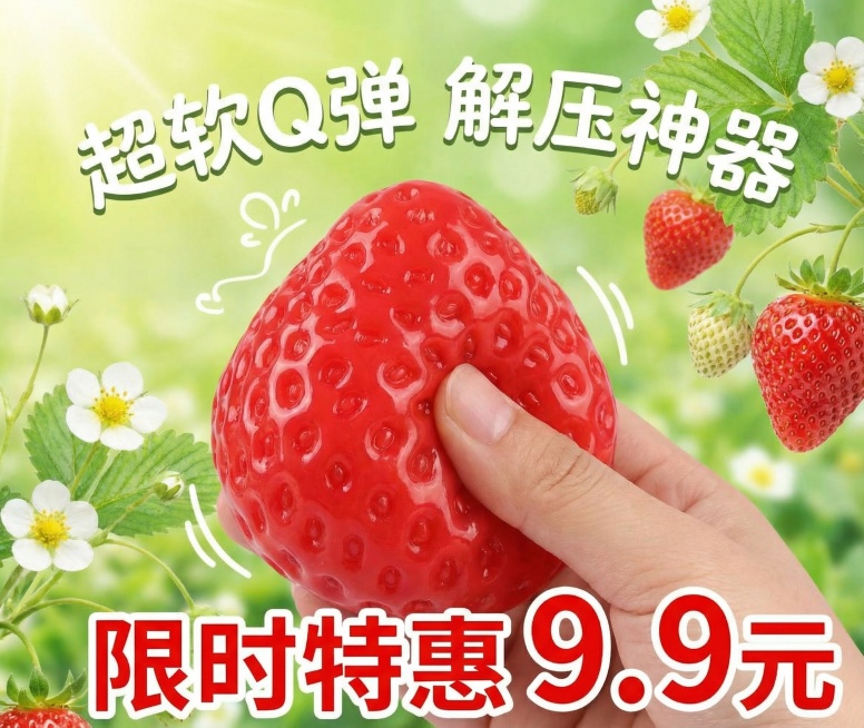 生成3张不同的商品海报预览效果