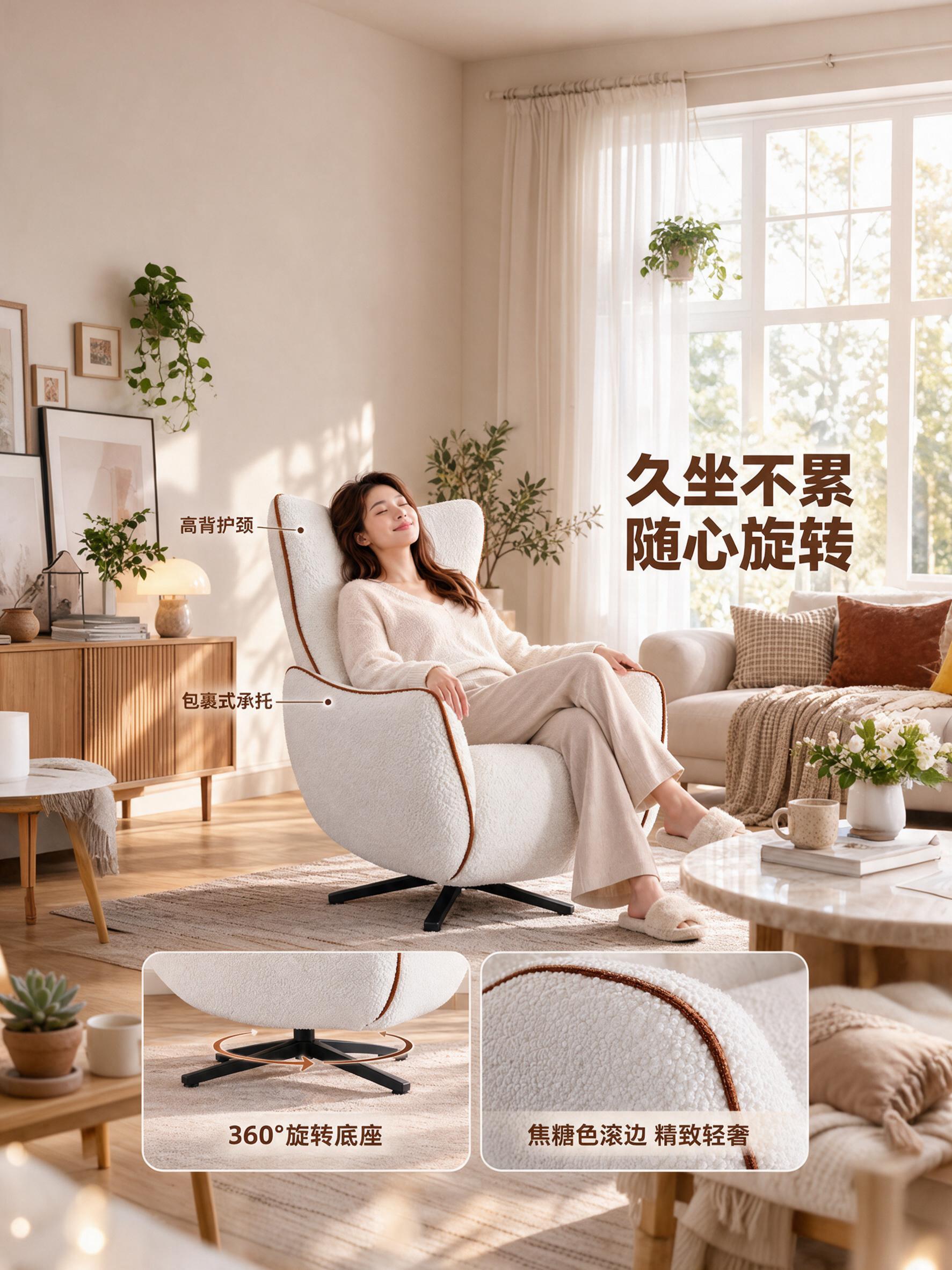 将图片调整为3:4竖版比例，上下方向自然延伸原图的家居客厅场景… - 图片创意预览