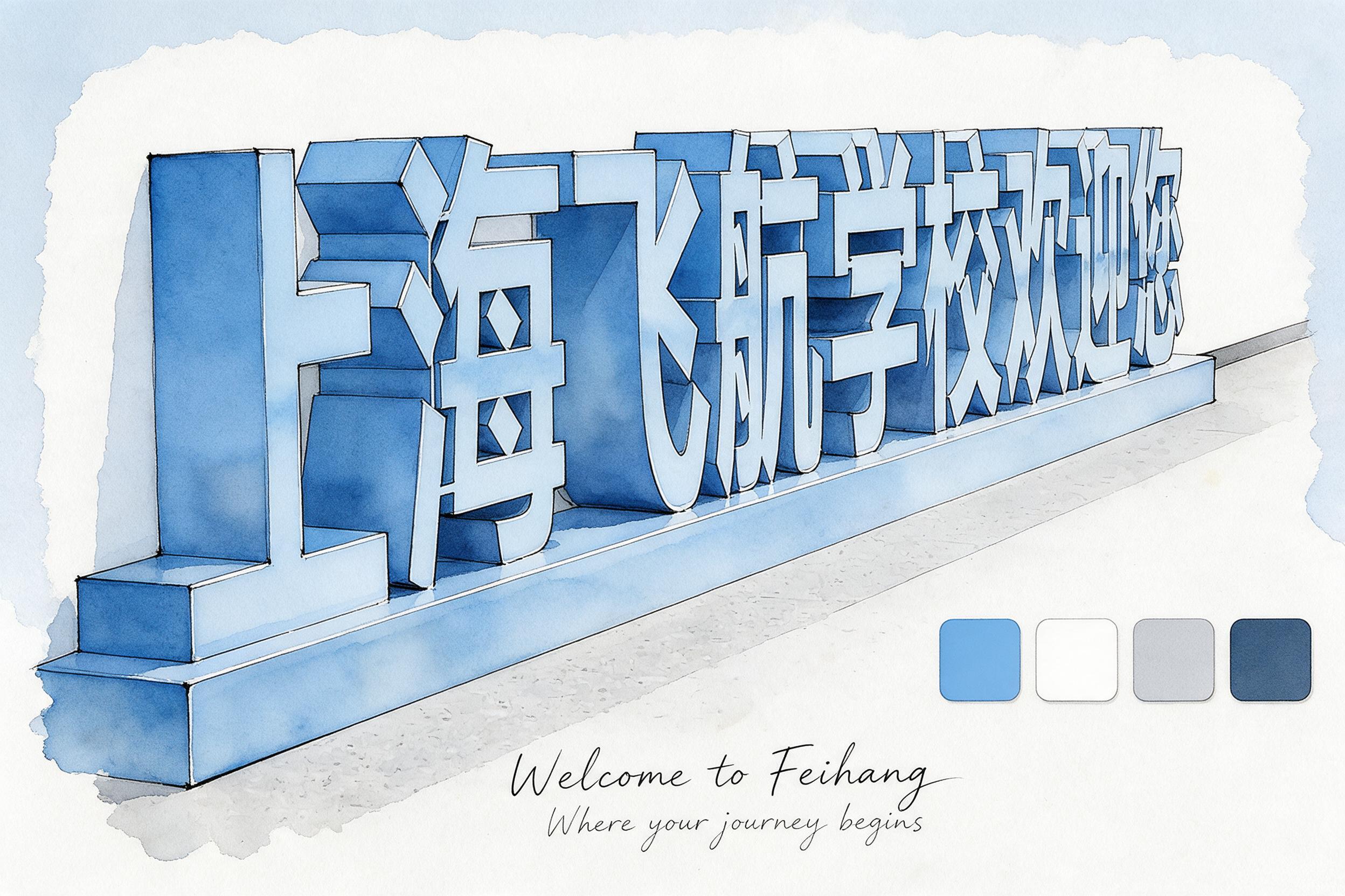 将参考图转换为钢笔淡彩手帐旅行插画风格，黑色细钢笔轻勾蓝色立体… - 图片创意预览