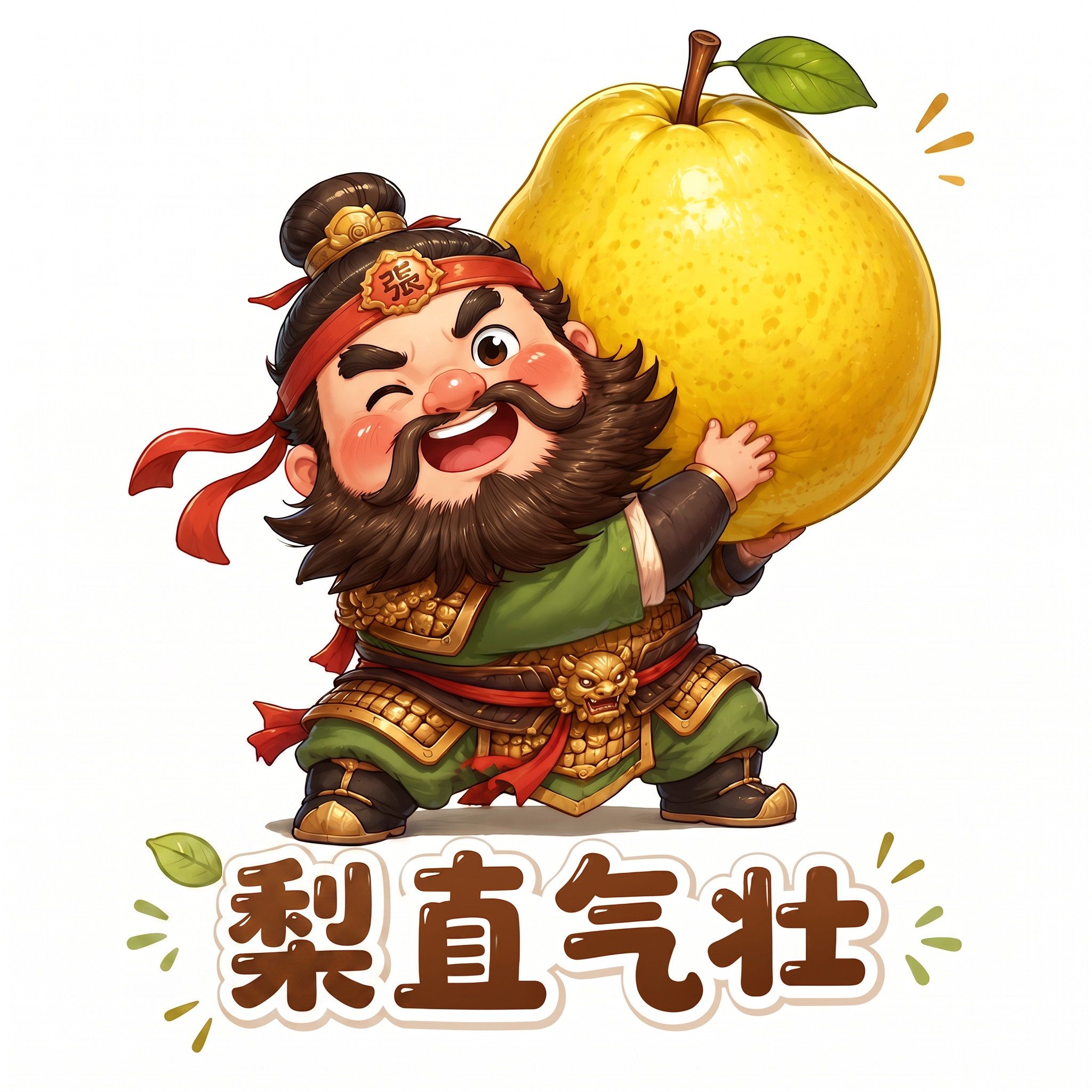 把下边的梨改成梨字，其他不变 - 图片创意预览