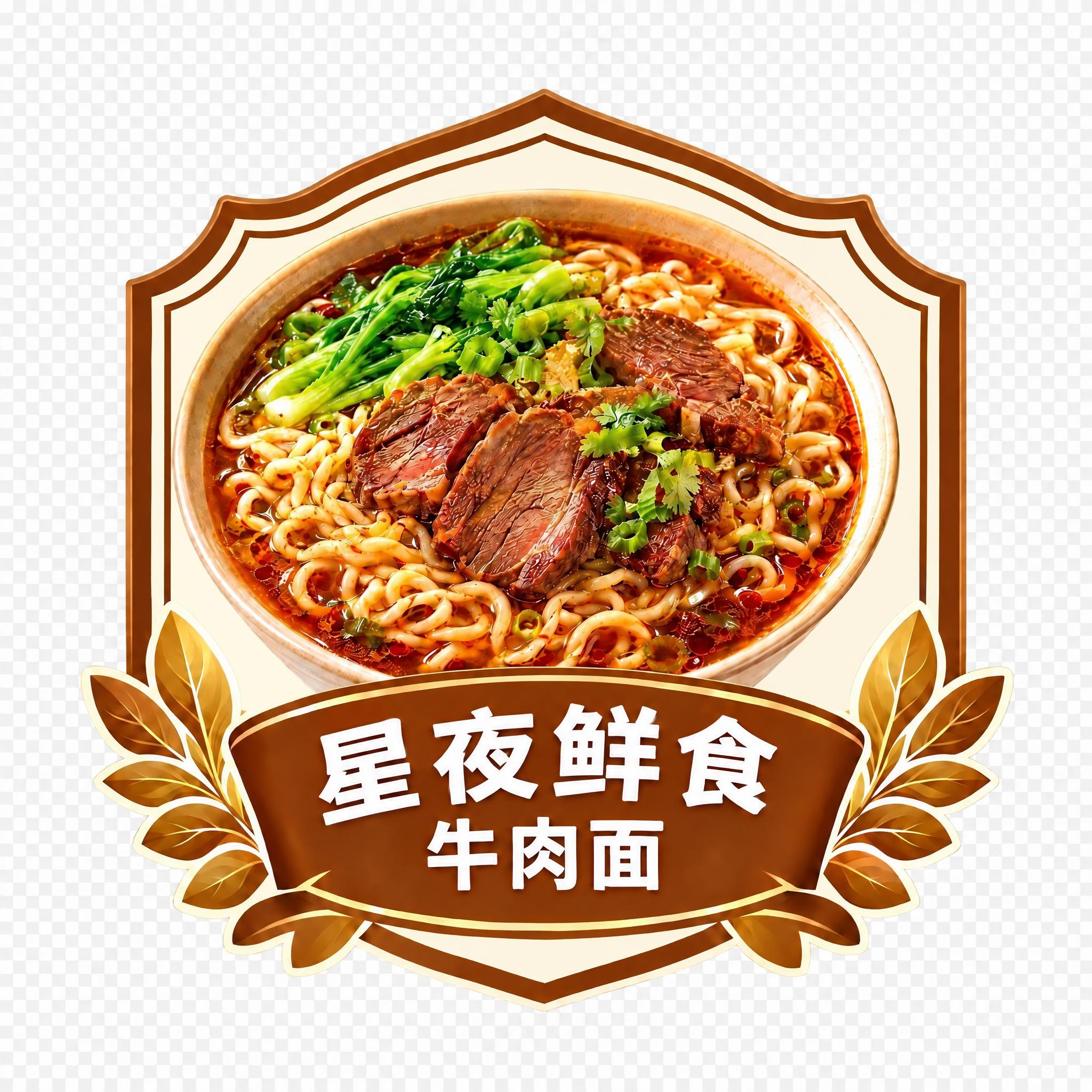 将图片中的文字“星夜小食铺”修改为“星夜鲜食”，保持字体、颜色… - 图片创意预览