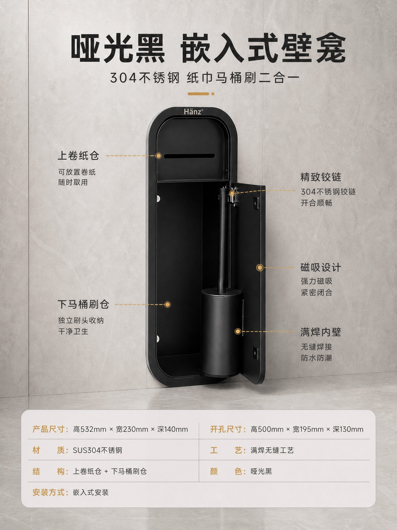 修改这张图：只保留哑光黑色款产品，单独一张SKU图。黑色款产品… - 图片创意预览