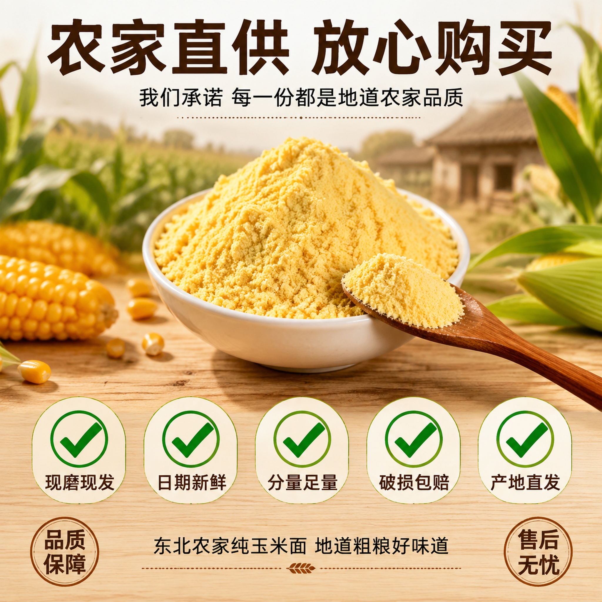 [主图-10] 服务承诺与信任背书 转化收尾图。 [氛围风格]… - 图片创意预览