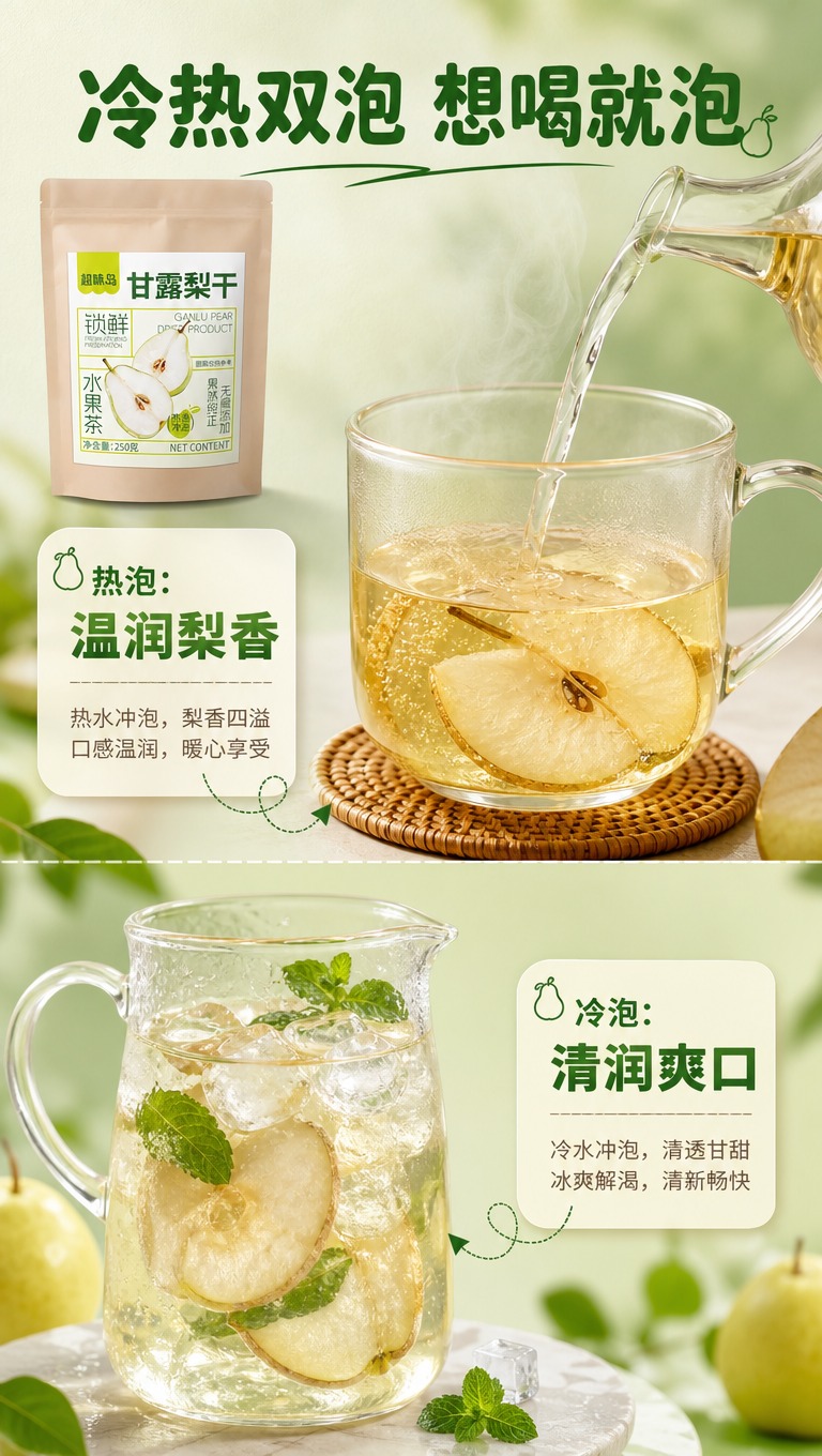 [商品] 使用【图1】超味岛甘露梨干自立袋包装；保留全部包装文… - 图片创意预览