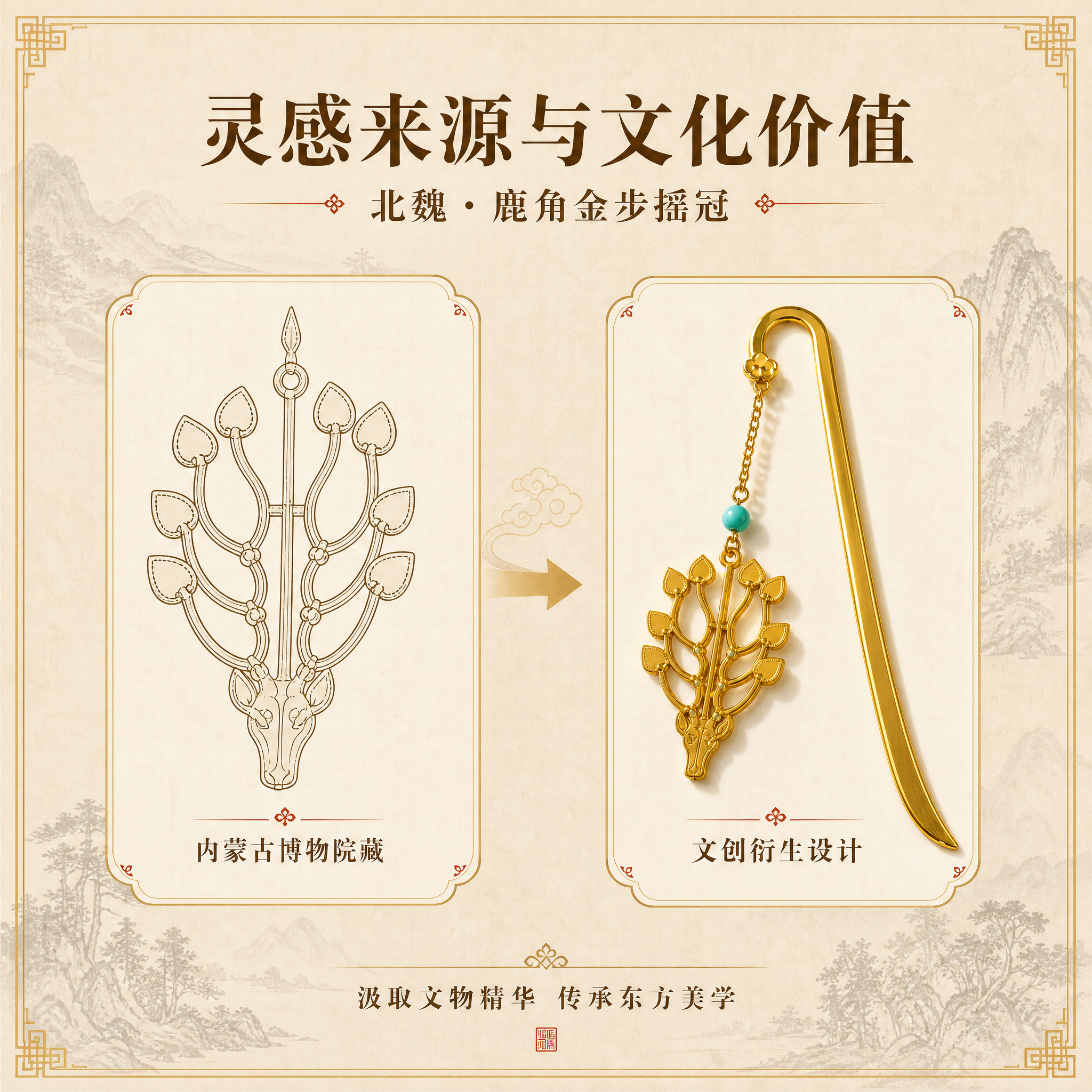 [主图-4重制] 灵感来源图，背景更明亮；右侧金属书签颜色、形… - 图片创意预览