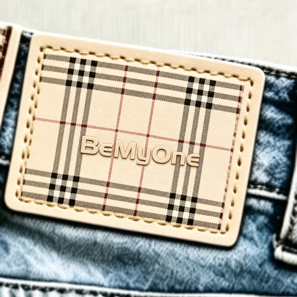 编辑图片：将皮牌中央的品牌文字“BeMyOne”整体缩小到原来… - 图片创意预览