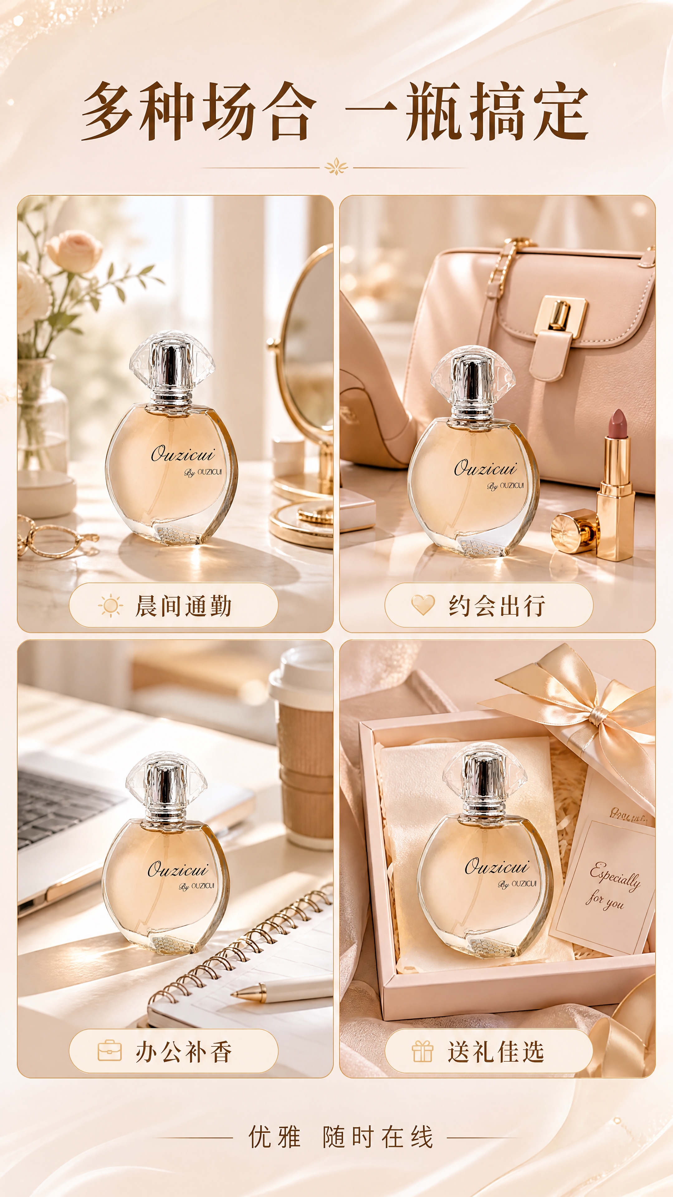 [商品] 使用【图1】Ouzicui欧姿萃幻彩鎏金香水；保留瓶… - 图片创意预览