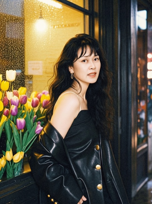 将人物体型调整为稍稍胖，其他元素保持不变。预览效果