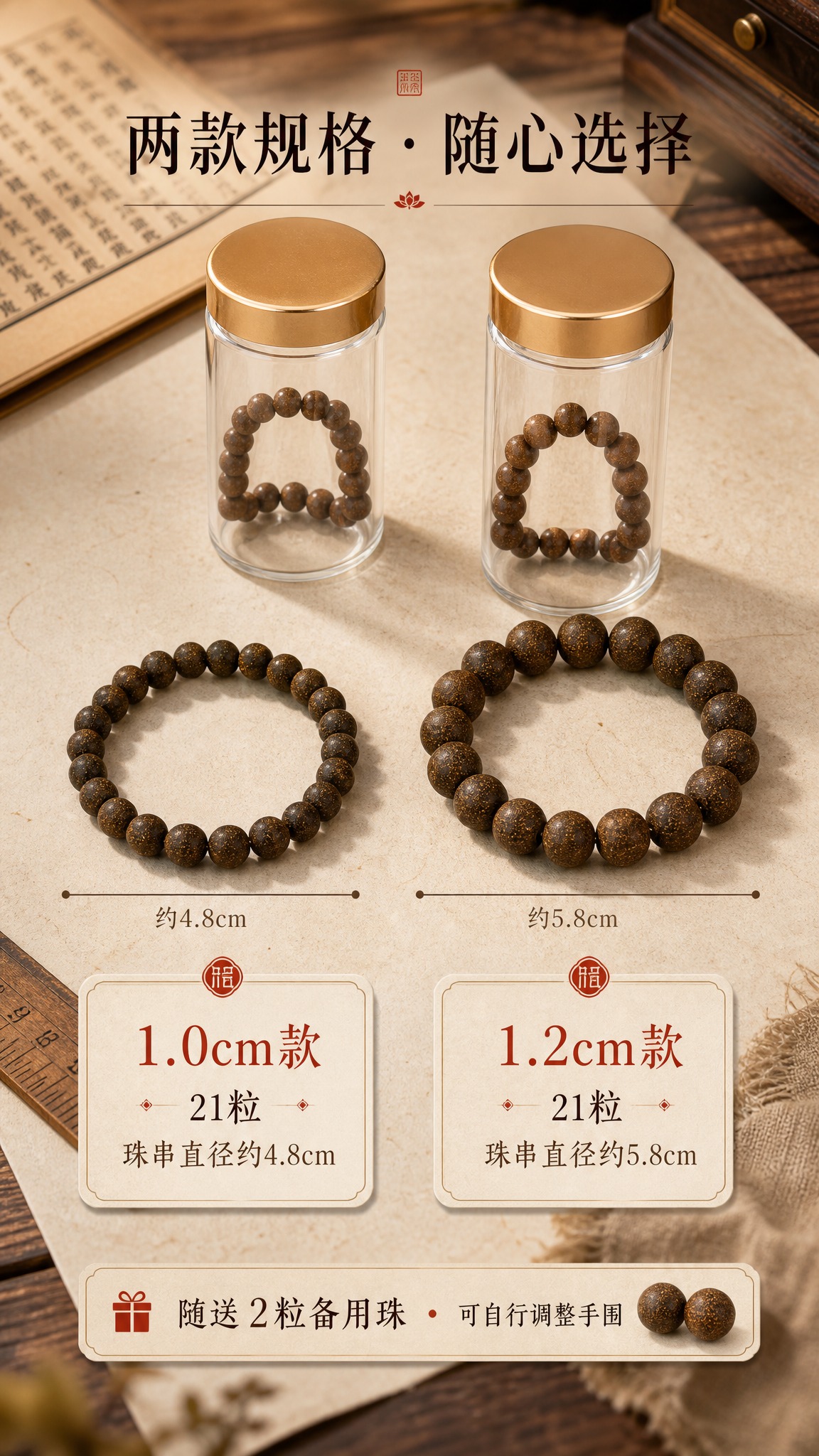 [商品] 使用【图1】珠串与【图4】玻璃瓶内珠串图；保留珠串深… - 图片创意预览