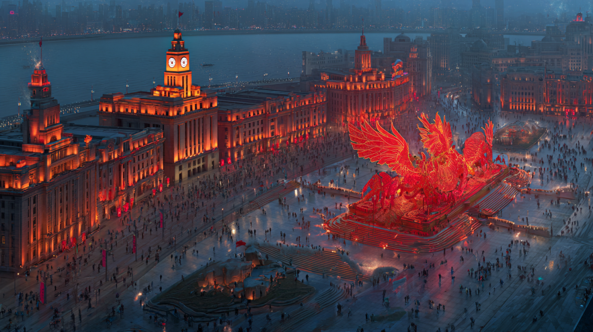 2026 Year of the Horse Spring Festival, Bund International Architecture Complex, giant changes forma预览效果