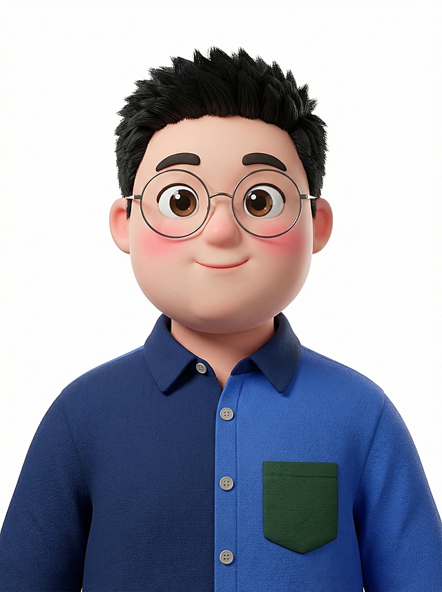 将#1改成#2的3D卡通风格